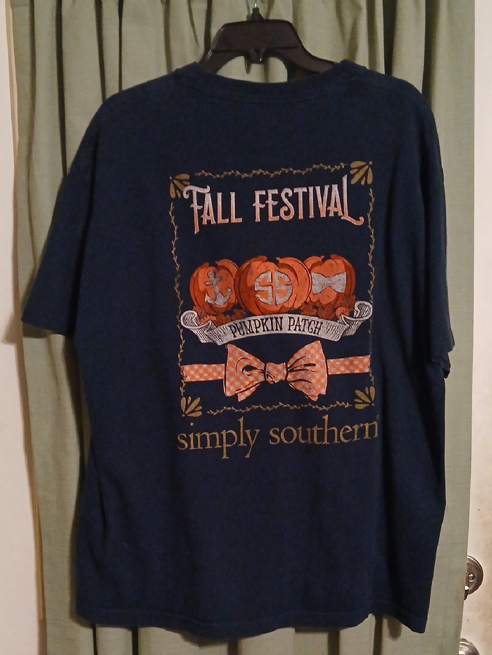 Simply Southern Navy Pumpkin Patch Graphic Tee